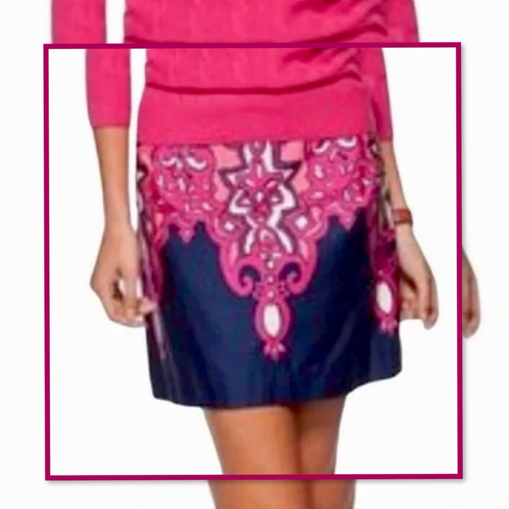 LILY PULITZER TATE MINI SKIRT CHORUS GIRL PRINT 2